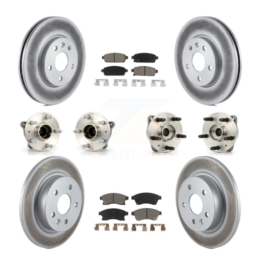[Avant + Arrière] Kit d'ensemble roulement de roue et moyeu pour 2011-2012 Chevrolet Cruze KBB-120857