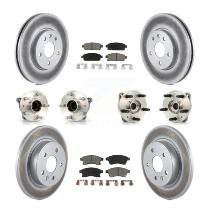 [Avant + Arrière] Kit d'ensemble roulement de roue et moyeu pour 2011-2012 Chevrolet Cruze KBB-120857
