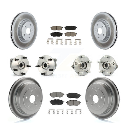 [Avant + Arrière] Kit d'ensemble roulement de roue et moyeu pour 2008-2014 Subaru Tribeca KBB-120859