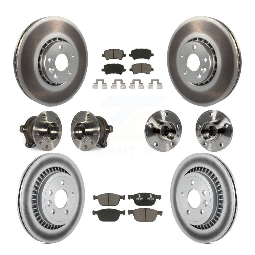 [Avant + Arrière] Kit d'ensemble roulement de roue et moyeu pour 2010-2015 Volvo XC60 AWD KBB-120860