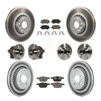 [Avant + Arrière] Kit d'ensemble roulement de roue et moyeu pour 2010-2015 Volvo XC60 AWD KBB-120860