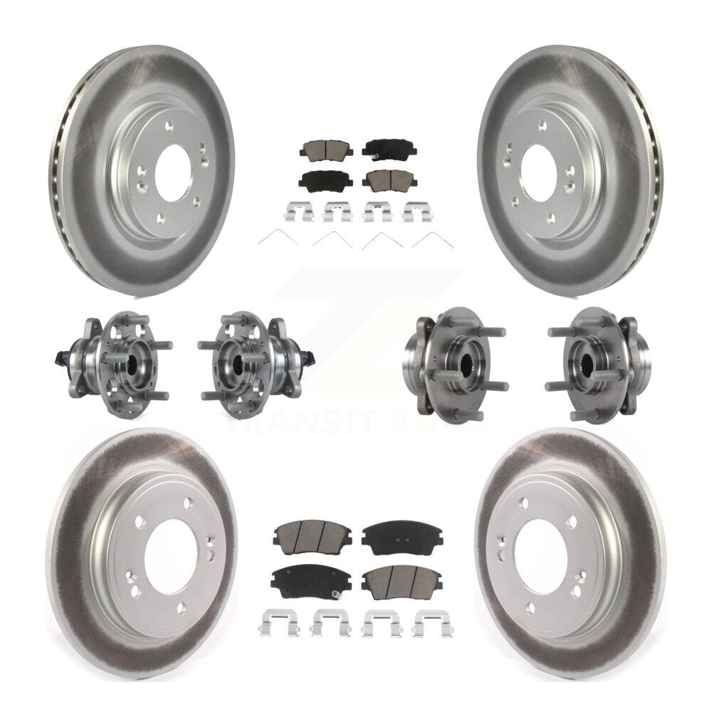 [Avant + Arrière] Kit d'ensemble roulement de roue et moyeu pour Hyundai Elantra 1.6L KBB-120861