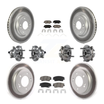 [Avant + Arrière] Kit d'ensemble roulement de roue et moyeu pour Hyundai Elantra 1.6L KBB-120861