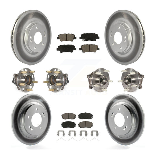 [Avant + Arrière] Kit d'ensemble roulement de roue et moyeu pour Kia Optima avec Electric Parking KBB-120862