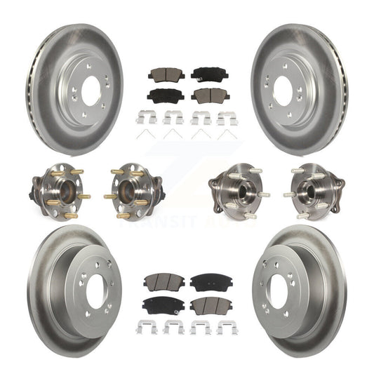 [Avant + Arrière] Kit d'ensemble roulement de roue et moyeu pour Hyundai Tucson Kia Sportage KBB-120863