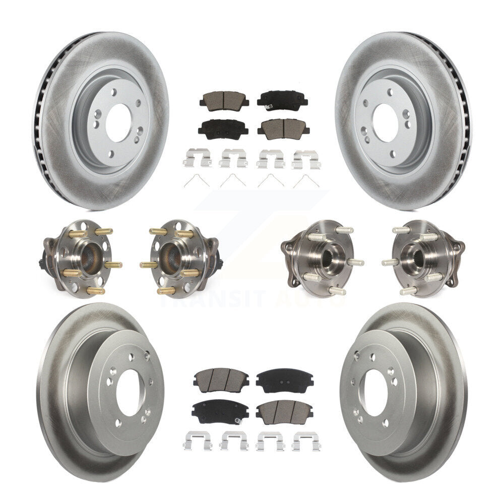 [Avant + Arrière] Kit d'ensemble roulement de roue et moyeu pour 2017-2021 Kia Sportage FWD avec Turbocharged avec Manual Parking KBB-120865