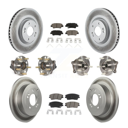[Avant + Arrière] Kit d'ensemble roulement de roue et moyeu pour 2017-2021 Kia Sportage FWD avec Turbocharged avec Manual Parking KBB-120865
