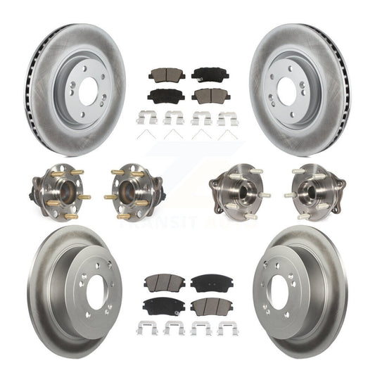 [Avant + Arrière] Kit d'ensemble roulement de roue et moyeu pour 2017-2021 Kia Sportage FWD avec Turbocharged avec Manual Parking KBB-120865