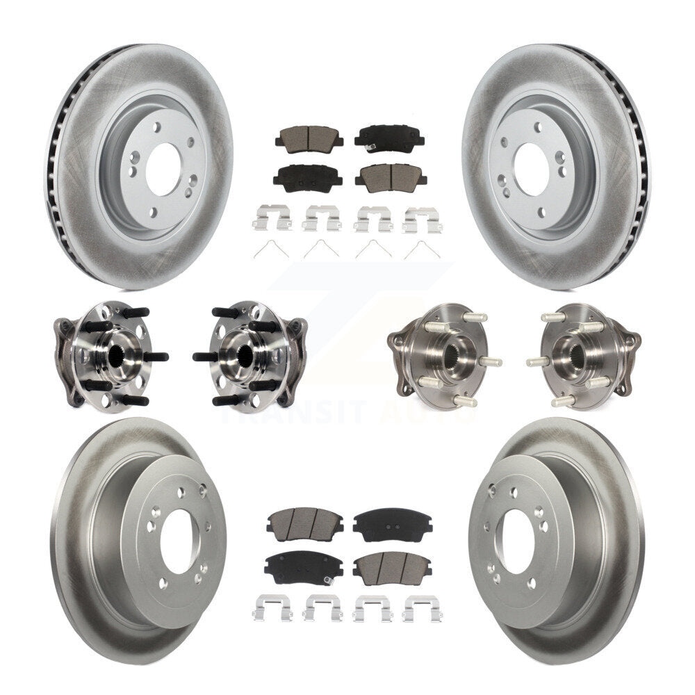 [Avant + Arrière] Kit d'ensemble roulement de roue et moyeu pour 2017-2021 Kia Sportage AWD avec Turbocharged avec Manual Parking KBB-120866