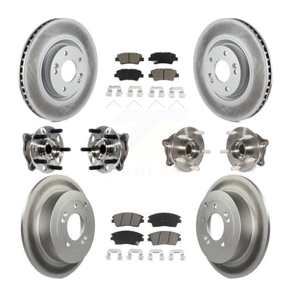 [Avant + Arrière] Kit d'ensemble roulement de roue et moyeu pour 2017-2021 Kia Sportage AWD avec Turbocharged avec Manual Parking KBB-120866