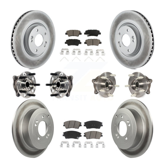 [Avant + Arrière] Kit d'ensemble roulement de roue et moyeu pour 2017-2021 Kia Sportage AWD avec Turbocharged avec Manual Parking KBB-120866