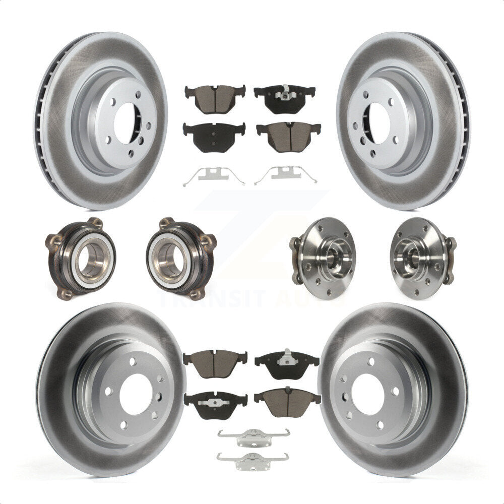 [Avant + Arrière] Kit d'ensemble roulement de roue et moyeu pour 2013 BMW X1 xDrive35i avec AWD KBB-120868 par Transit Auto