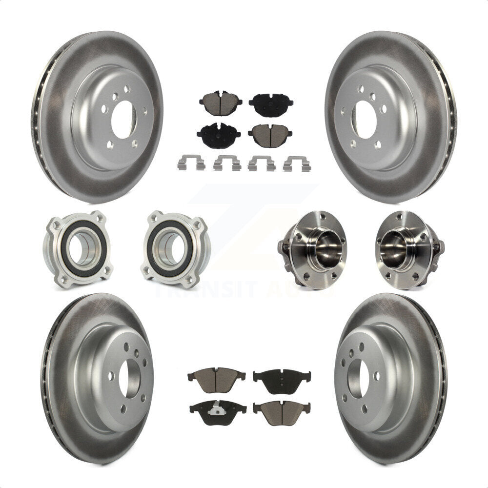 [Avant + Arrière] Kit d'ensemble roulement de roue et moyeu pour BMW 535i KBB-120870 par Transit Auto