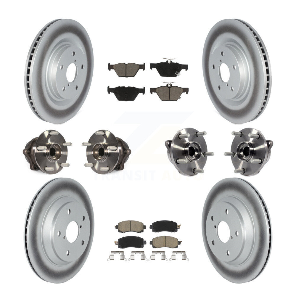 [Avant + Arrière] Kit d'ensemble roulement de roue et moyeu pour 2019 Subaru Forester avec 316mm Diameter Rotor KBB-120871