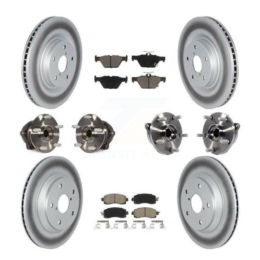 [Avant + Arrière] Kit d'ensemble roulement de roue et moyeu pour 2019 Subaru Forester avec 316mm Diameter Rotor KBB-120871