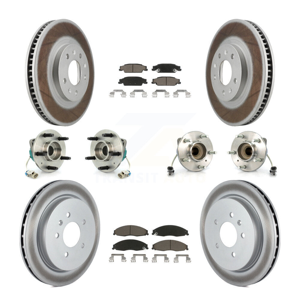 [Avant + Arrière] Kit d'ensemble roulement de roue et moyeu pour Cadillac CTS avec Standard Suspension KBB-120877