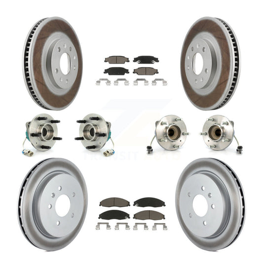 [Avant + Arrière] Kit d'ensemble roulement de roue et moyeu pour Cadillac CTS avec Standard Suspension KBB-120877