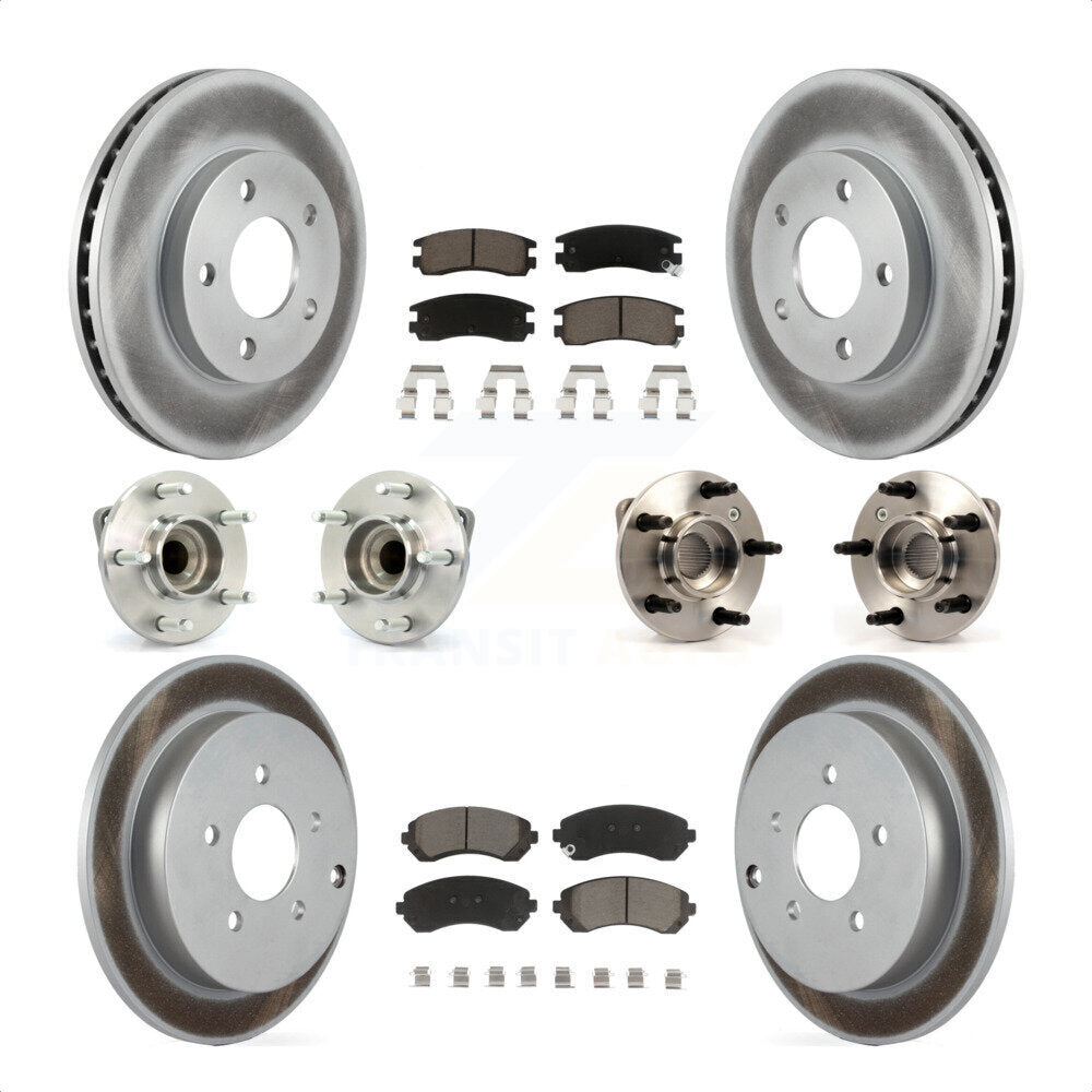 [Avant + Arrière] Kit d'ensemble roulement de roue et moyeu pour Buick Rendezvous KBB-120879 par Transit Auto
