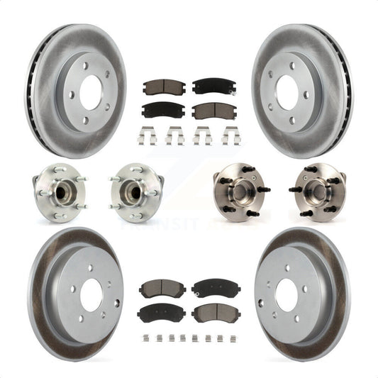 [Avant + Arrière] Kit d'ensemble roulement de roue et moyeu pour Buick Rendezvous KBB-120879 par Transit Auto