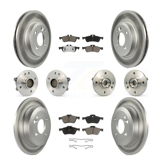 [Avant + Arrière] Kit d'ensemble roulement de roue et moyeu pour 2002-2005 Mini Cooper avec 276mm Diameter Rotor KBB-120882