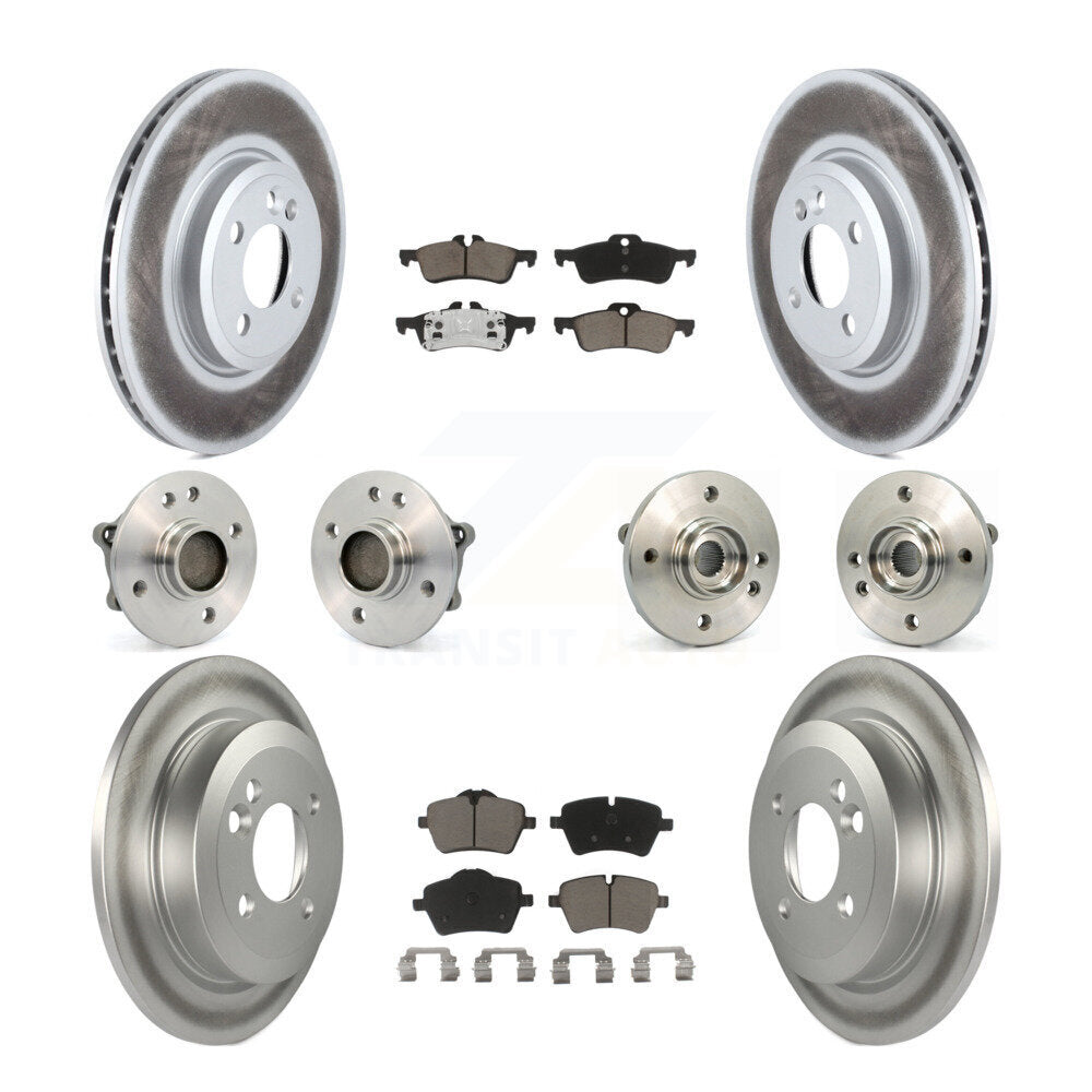 [Avant + Arrière] Kit d'ensemble roulement de roue et moyeu pour 2002-2005 Mini Cooper avec 294mm Diameter Rotor KBB-120883