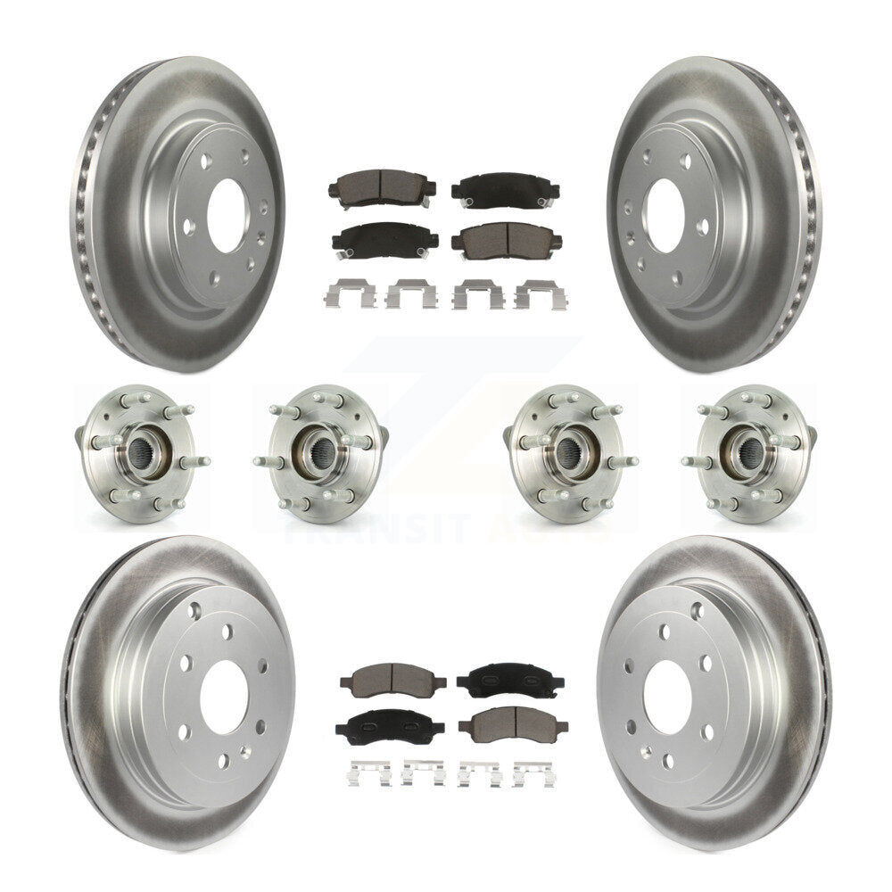 [Avant + Arrière] Kit d'ensemble roulement de roue et moyeu pour Chevrolet Traverse GMC Acadia Buick Enclave Saturn Outlook Limited KBB-120884