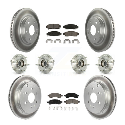 [Avant + Arrière] Kit d'ensemble roulement de roue et moyeu pour Chevrolet Traverse GMC Acadia Buick Enclave Saturn Outlook Limited KBB-120884