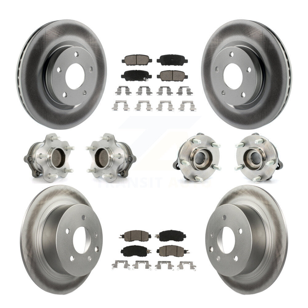 [Avant + Arrière] Kit d'ensemble roulement de roue et moyeu pour Nissan Altima KBB-120886