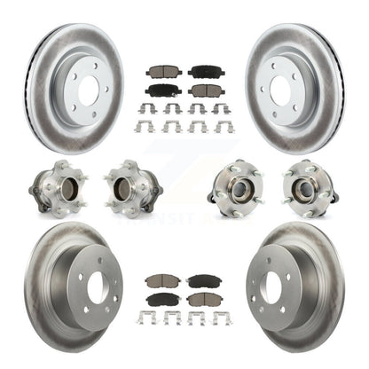 [Avant + Arrière] Kit d'ensemble roulement de roue et moyeu pour Nissan Altima KBB-120887
