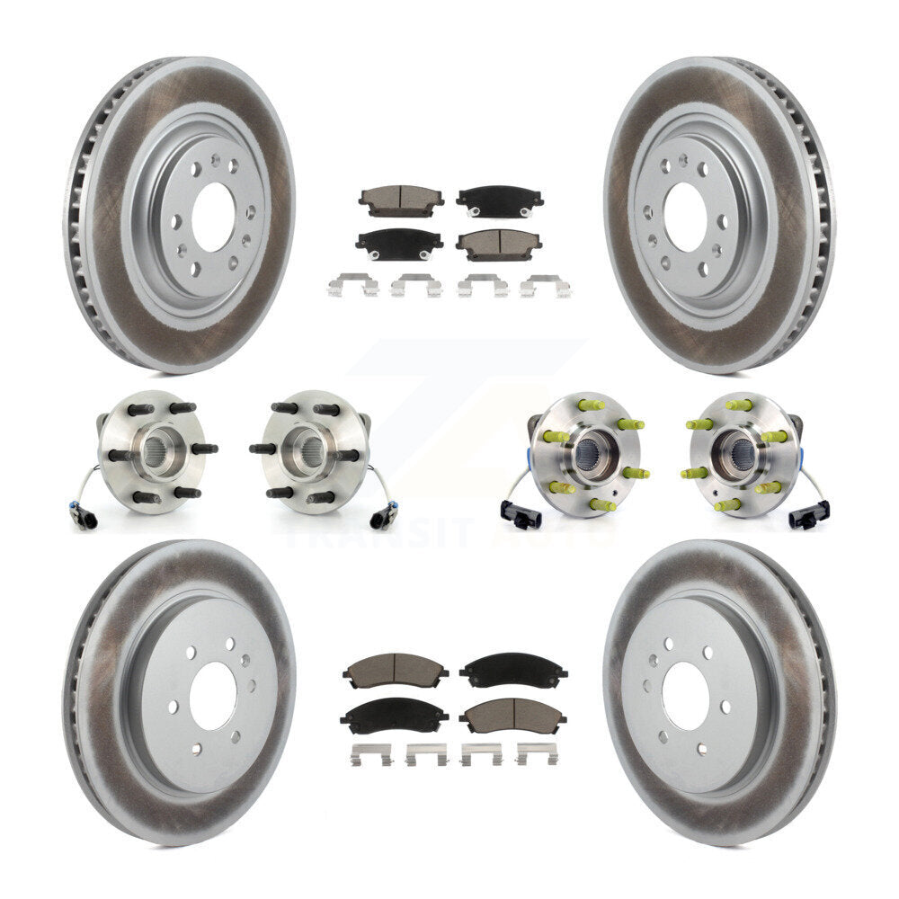 [Avant + Arrière] Kit d'ensemble roulement de roue et moyeu pour Cadillac SRX AWD KBB-120893