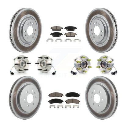 [Avant + Arrière] Kit d'ensemble roulement de roue et moyeu pour Cadillac SRX AWD KBB-120893