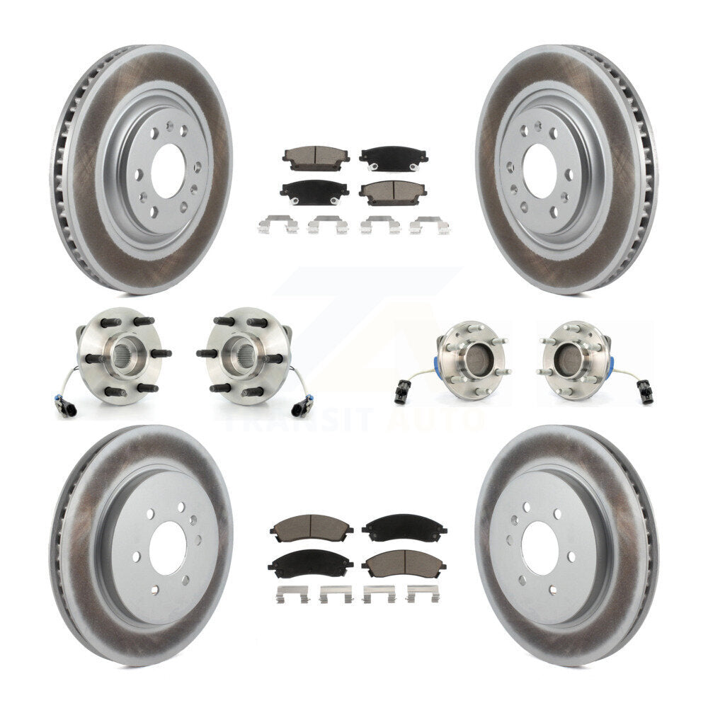 [Avant + Arrière] Kit d'ensemble roulement de roue et moyeu pour Cadillac SRX RWD KBB-120894
