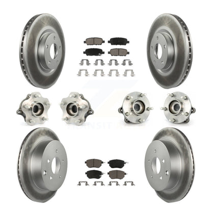 [Avant + Arrière] Kit d'ensemble roulement de roue et moyeu pour 2003-2004 Nissan Murano AWD KBB-120895