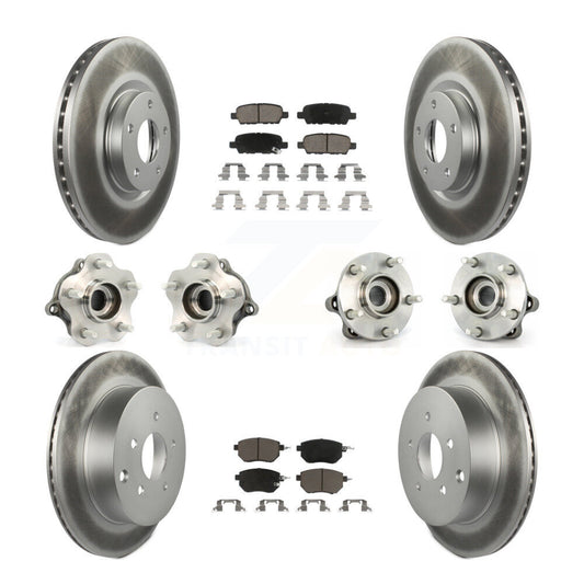 [Avant + Arrière] Kit d'ensemble roulement de roue et moyeu pour 2003-2004 Nissan Murano AWD KBB-120895