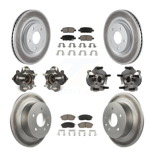 [Avant + Arrière] Kit d'ensemble roulement de roue et moyeu pour 2017-2019 Nissan Sentra Turbocharged KBB-120899