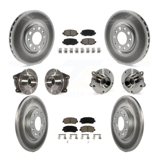 [Avant + Arrière] Kit d'ensemble roulement de roue et moyeu pour 2015-2017 Chrysler 200 AWD avec 305mm Diameter Rotor KBB-120902