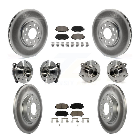 [Avant + Arrière] Kit d'ensemble roulement de roue et moyeu pour 2015-2017 Chrysler 200 FWD avec 305mm Diameter Rotor KBB-120903