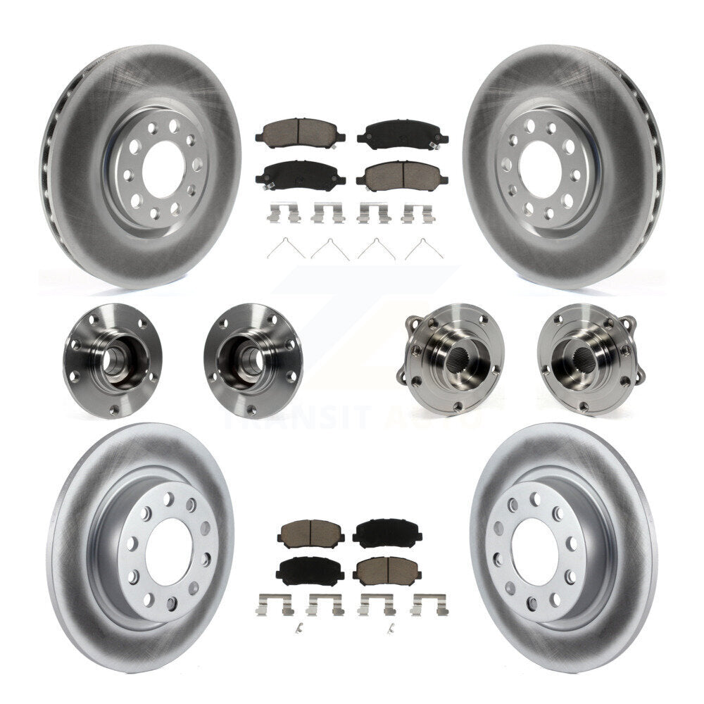 [Avant + Arrière] Kit d'ensemble roulement de roue et moyeu pour 2013-2016 Dodge Dart KBB-120906