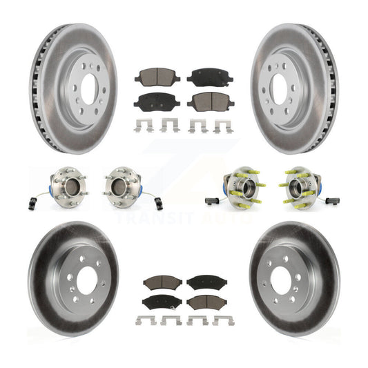 [Avant + Arrière] Kit d'ensemble roulement de roue et moyeu pour Chevrolet Uplander Buick Terraza Pontiac Montana 3 Hole Triangular Flange KBB-120908