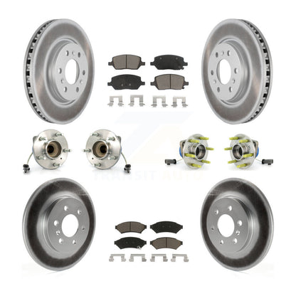 [Avant + Arrière] Kit d'ensemble roulement de roue et moyeu pour 2007 Saturn Relay 3 Hole Flange or Triangular KBB-120909