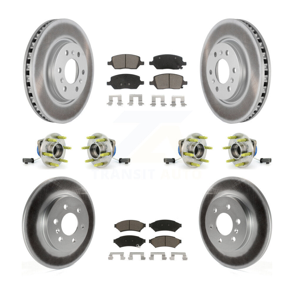 [Avant + Arrière] Kit d'ensemble roulement de roue et moyeu pour 2006 Saturn Relay AWD avec FE1 Suspension KBB-120910