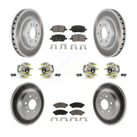 [Avant + Arrière] Kit d'ensemble roulement de roue et moyeu pour 2006 Saturn Relay AWD avec FE1 Suspension KBB-120910