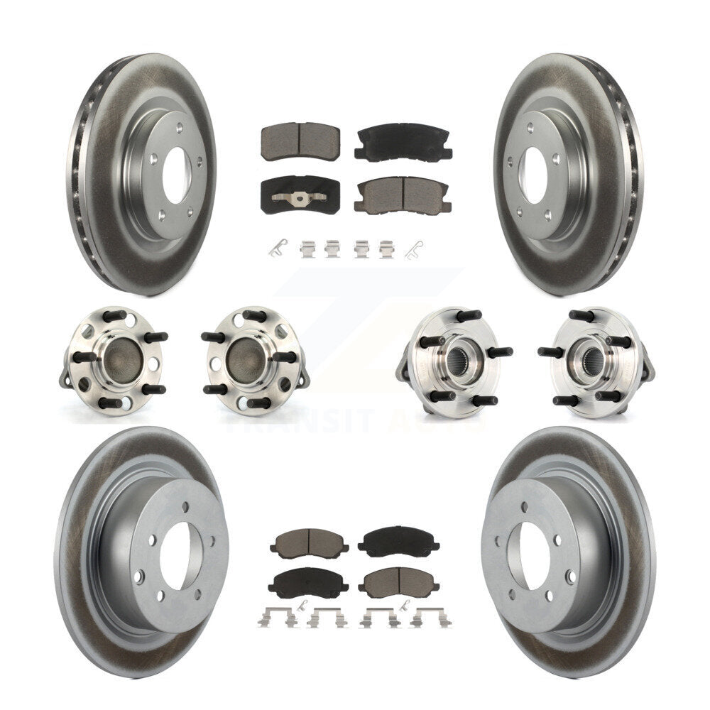 [Avant + Arrière] Kit d'ensemble roulement de roue et moyeu pour Chrysler Dodge Avenger Sebring 200 avec 302mm Diameter Rotor KBB-120912