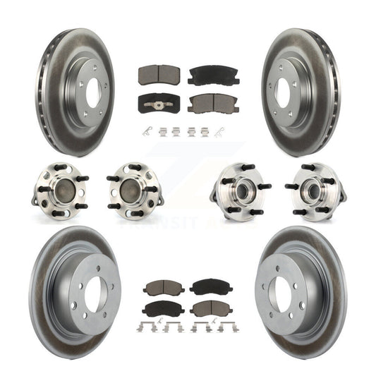 [Avant + Arrière] Kit d'ensemble roulement de roue et moyeu pour Chrysler Dodge Avenger Sebring 200 avec 302mm Diameter Rotor KBB-120912