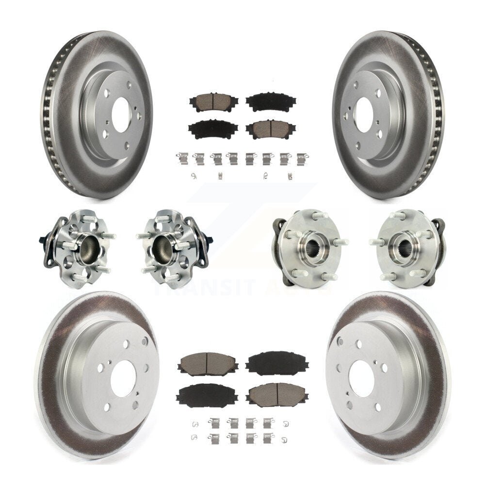 [Avant + Arrière] Kit d'ensemble roulement de roue et moyeu pour 2016-2020 Toyota Mirai KBB-120923