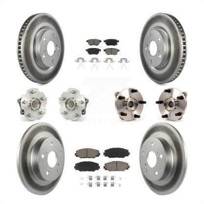 [Avant + Arrière] Kit d'ensemble roulement de roue et moyeu pour 2011-2016 Scion tC Automatic transmission KBB-120924 par Transit Auto