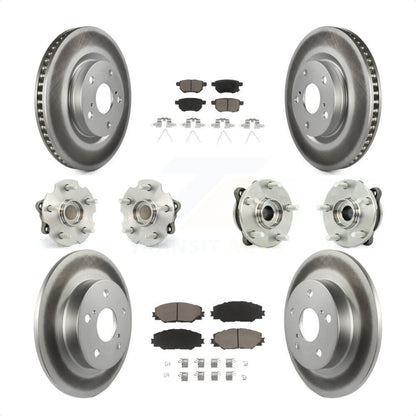 [Avant + Arrière] Kit d'ensemble roulement de roue et moyeu pour 2011-2016 Scion tC Manual transmission KBB-120925 par Transit Auto