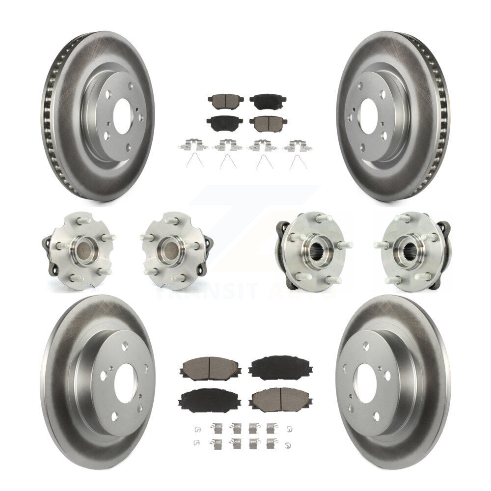 [Avant + Arrière] Kit d'ensemble roulement de roue et moyeu pour 2011-2016 Scion tC Manual transmission KBB-120925