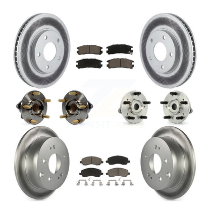 [Avant + Arrière] Kit d'ensemble roulement de roue et moyeu pour Mitsubishi Galant KBB-120939