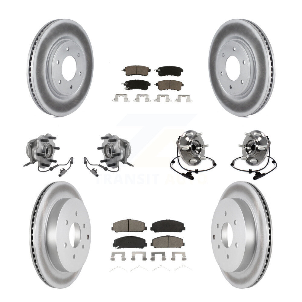 [Avant + Arrière] Kit d'ensemble roulement de roue et moyeu pour INFINITI Nissan Armada QX80 QX56 KBB-120945